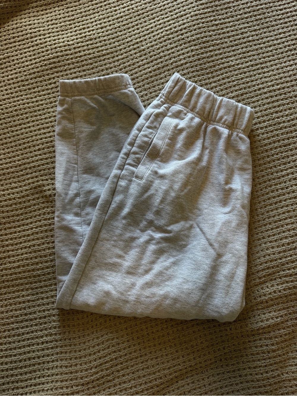 aerie Light Gray Cozy Jogger Pants